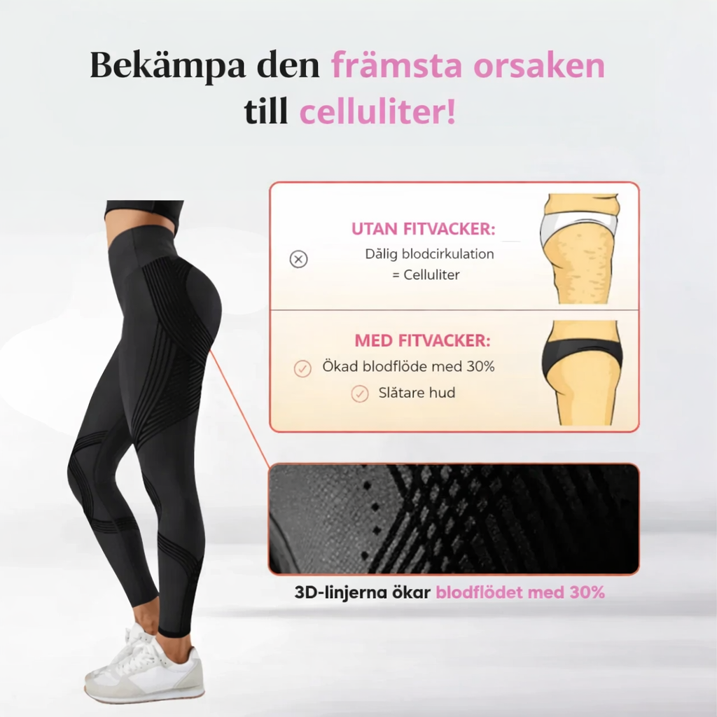 Fitvacker 3D-leggings – Forma din silhuett utan ansträngning